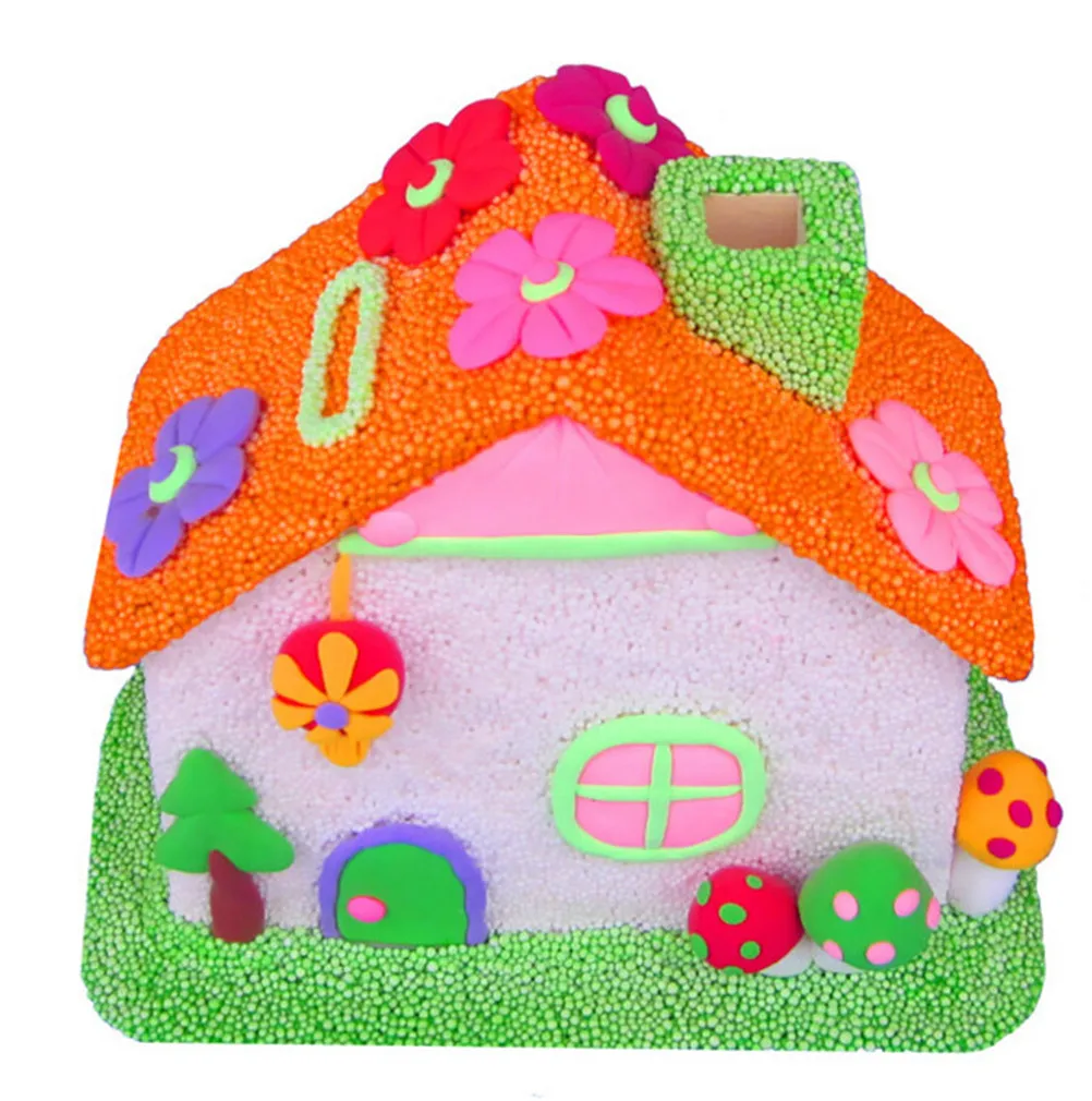 

Hot Selling Wood Chalet Coin House Room Mud White Save money Base Art Decor Children Kid Baby DIY Wooden Crafts Toys