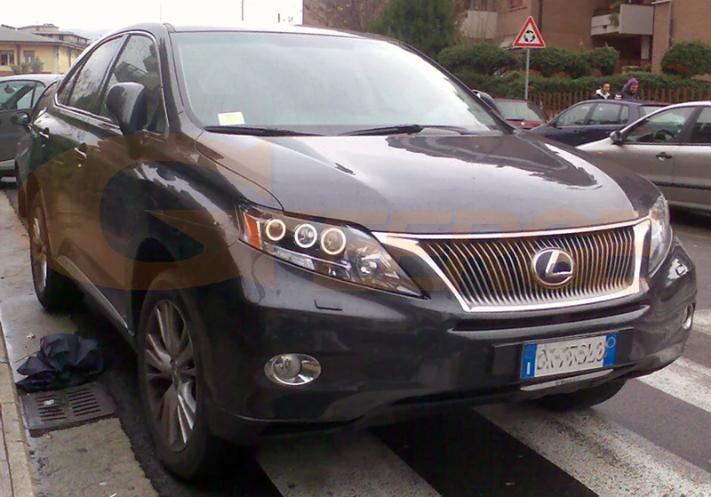 Для Lexus RX450h 2009 2010 2011 2012 отличные Ангельские глазки ультра-яркая подсветка с холодным катодом(CCFL) Ангельские глазки комплект Halo Кольцо