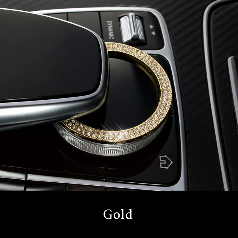 

For Mercedes benz c w205 amg c63 glc x253 c253 coupe E class w213 amg 2017 w222 s63 V w447 ultimedia ring decoration accessories