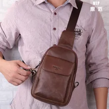 Натуральная кожа, мужские сумки через плечо, нагрудные сумки, высокое качество, Воловья кожа, Ретро стиль, классика, одно плечо, сумки через плечо