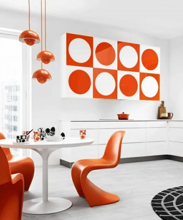 dining-room-table-co-chairs-designer-chair-panton-chair-orange