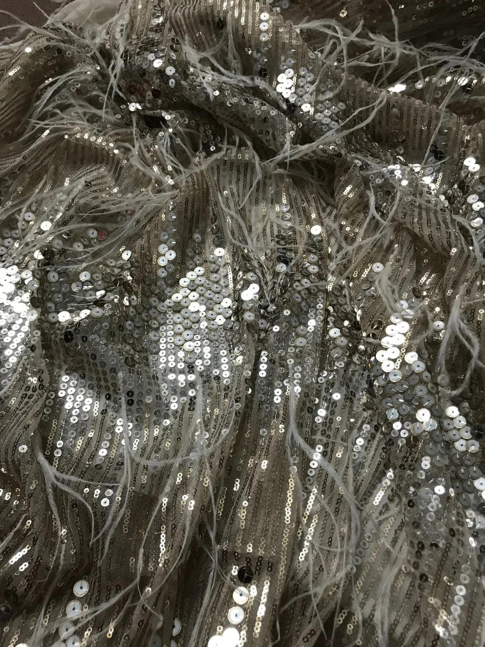 Лидер продаж расшитое бисером кружевное fabricyaking 5623 JIANXI.C 11819 с блестками и сеткой в