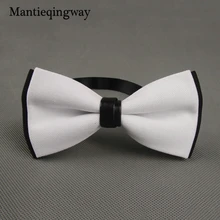 Mantieqingway хлопок сплошной цвет мужской галстук-бабочка для свадьбы свадьба Gravatas Тощий Vestidos шеи галстук галстуки для мужчин