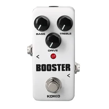 KOKKO FBS2 Mini Pedal Booster 2 Band EQ Guitarra Pedal de Efectos de Alta Calidad Guitar
