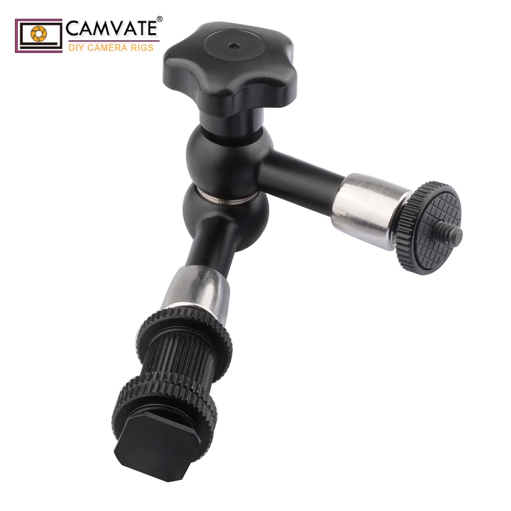 CAMVATE 7 &quotАртикуляционная Магия Кронштейн с 1/4&quot винтовым креплением для вспышки