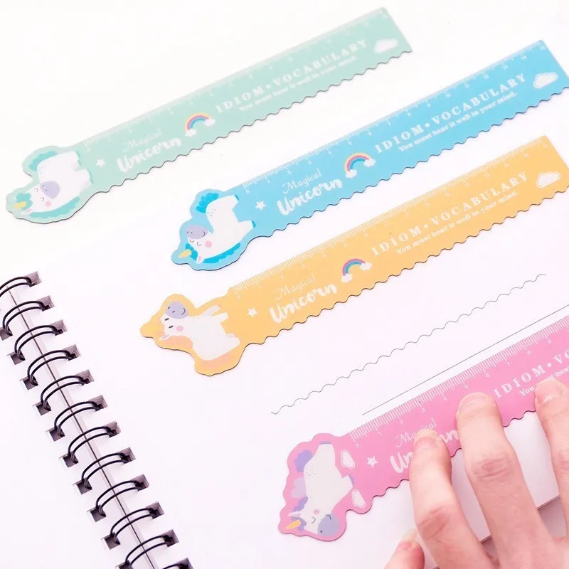 15 см Lytwtw милый Kawaii Pig Unicorn складной пластиковый инструмент для рисования