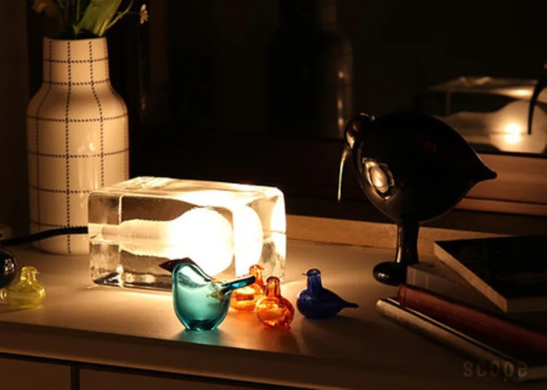 Ice Cube Block Lamp Table Lamp Harri Koskinen Design House