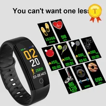 Лучший водонепроницаемый смарт-браслет сердечного ритма умный Браслет для измерения артериального давления фитнес-трекер Bluetooth Смарт-браслет для Android IOS