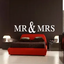 DCTOP Kreative Unendliche Wandaufkleber MR & MRS Startseite Decals Schlafzimmer Selbstklebendes Vinyl DIY Wasserdichte Decor