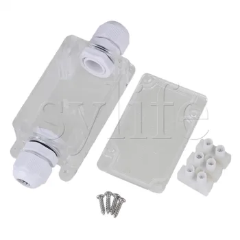 

Waterproof IP65 T06-MM3S Terminal Outdoor 2 Cable Transparent Junction Box