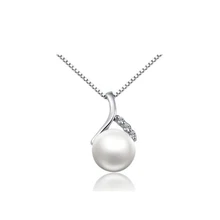 Sinya sterling silver jewelry freshwater pearl pendant necklace fashion charm for women biggest promotion