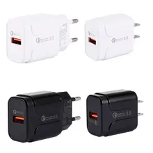 18 вт быстрая зарядка 3,0 USB зарядное устройство быстрая зарядка адаптер для sony LG htc zte lenovo Moto Nokia samsung Galaxy смартфонов