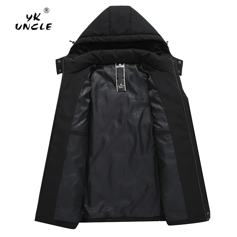YK дядя бренд M-5XL 2018 для мужчин зимняя куртка теплый мужской пальто для будущих мам модные толстые термальность мужчи
