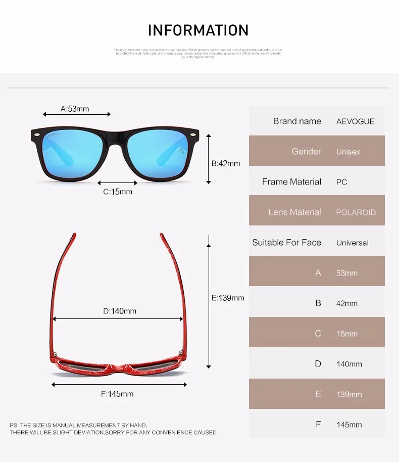 AEVOGUE, поляризационные солнцезащитные очки, мужские, толстая ацетатная оправа, линзы Polaroid, Летний стиль, фирменный дизайн, солнцезащитные очки, CE, UV400, AE0368