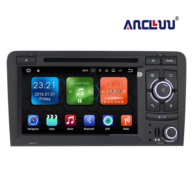 Perfect 7" Android 9.0 2G RAM Car DVD Player GPS For Audi A3 S3 2003 2004-2010 2011 Car radio stereo navigator with bluetooth wifi 0