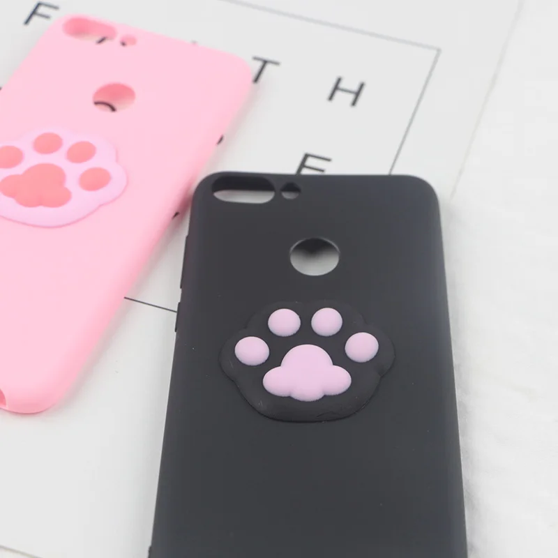 3D милый чехол для ног LG G3 mini G4 Stylus G4C G5 SE G6 Plus G7 Fit One G8 ThinQ Stylo 4 Foot Cartoon Мягкий ТПУ