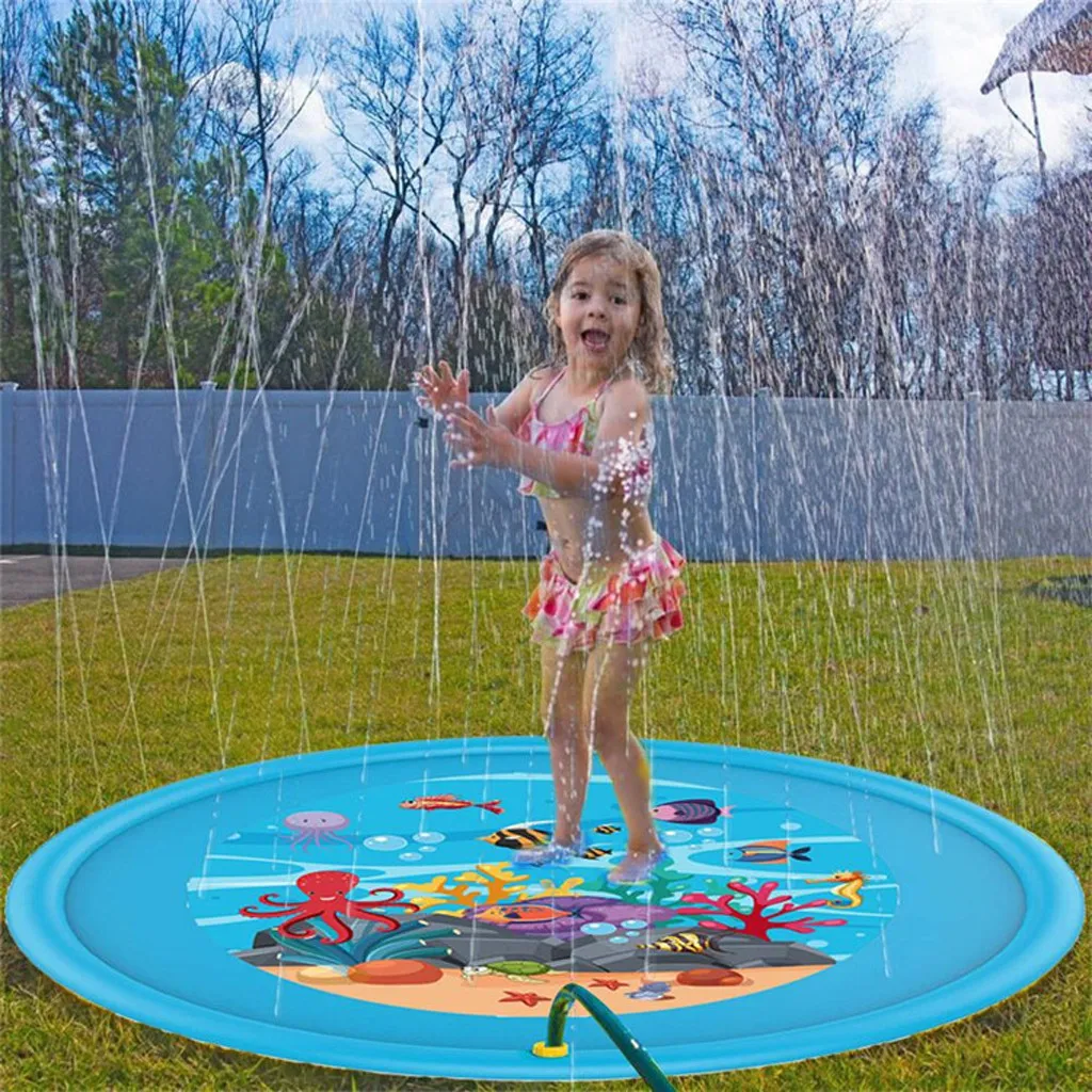 Водный спрей игровой коврик ПВХ Идеальный надувной бассейн открытый летний воды игрушки спринклер коврик для От 1 до 5 лет мальчиков и девочек