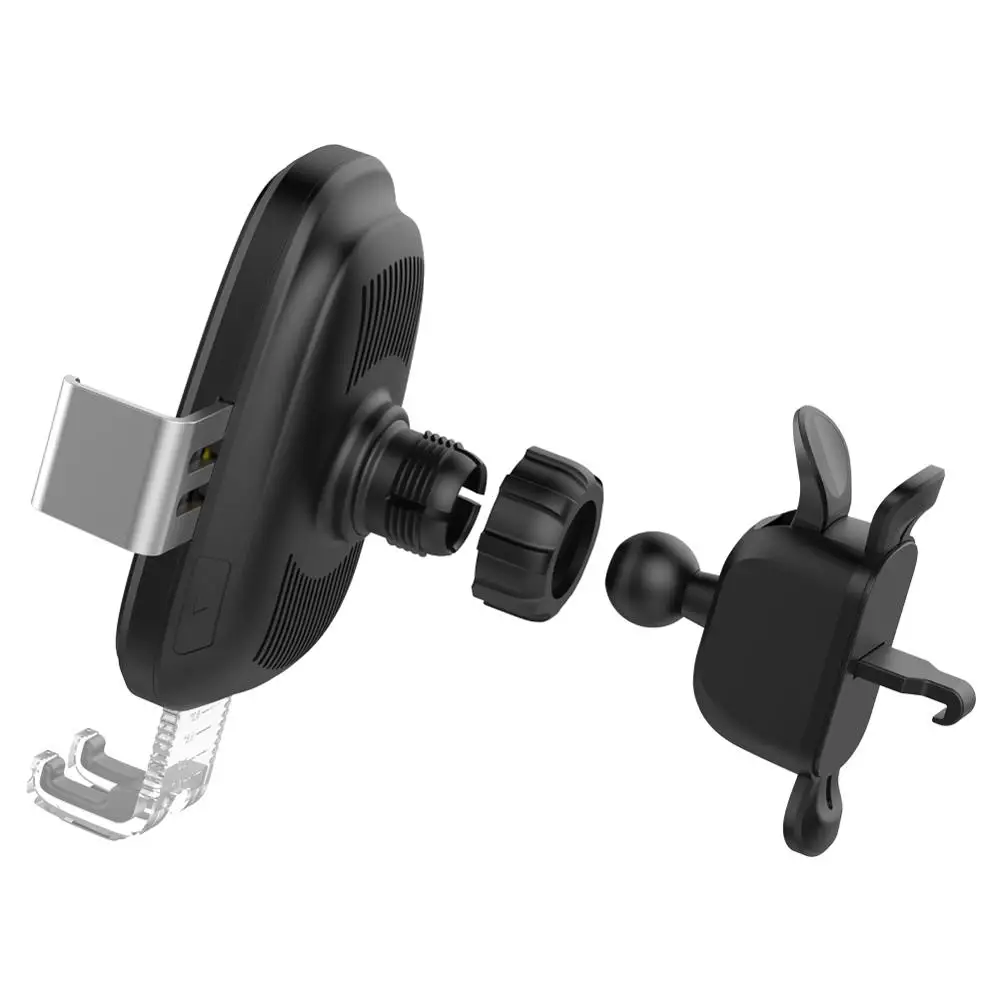 YASOKRO Qi автомобильное беспроводное зарядное устройство для iPhone мобильного телефона зарядное устройство инфракрасная Индукционная быстрая Беспроводная зарядка Автомобильный держатель для телефона