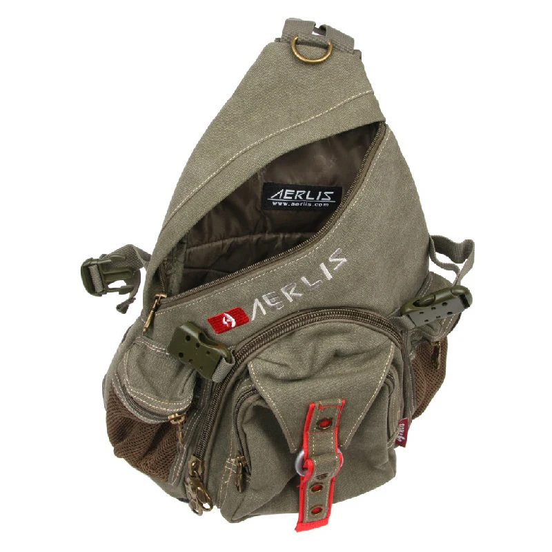 AERLIS العلامة التجارية قماش الرجال رسول Crossbody حقيبة يد المراهقين السفر مثلث المدرسة حقيبة حبال حقائب كتف الذكور 6212