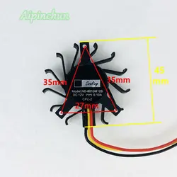 Aipinchun 3Pin для POSITX кулер вентилятор охлаждения ND-6010M12B 12 В 0.10A 45 мм 35*35*27 мм мягкий маршрутизатор вентилятор
