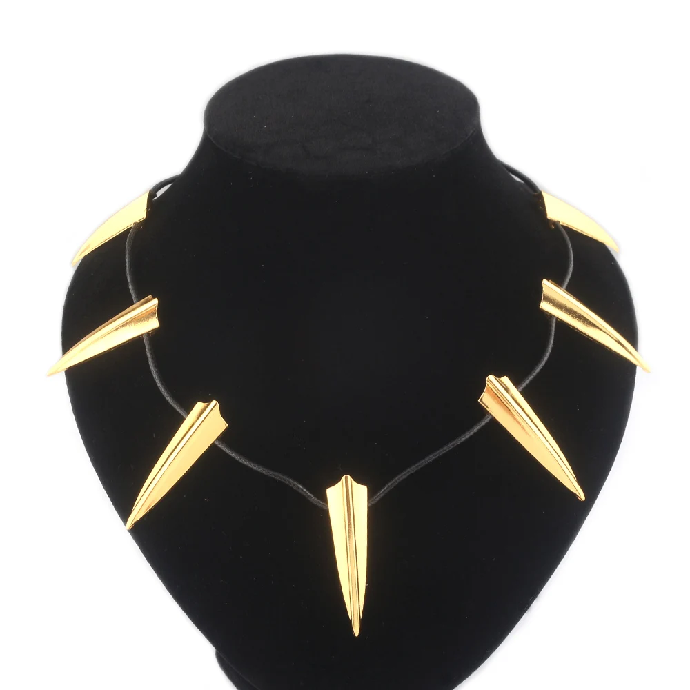 

The Avengers 3 Black Panther Necklace Wakanda King T'Challa Black Panther Necklaces & Pendants For Men Accessories