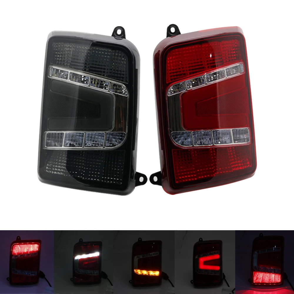 

LED rear lights for Lada Niva 4x4 1995- 1 set / 2 pcs grey or red with a running turn signal car styling accessories tuning