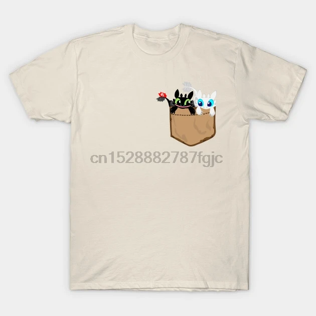 

Men tshirt Short sleeve Double NightFury How To Train Your Dragon T Shirt Women t-shirt