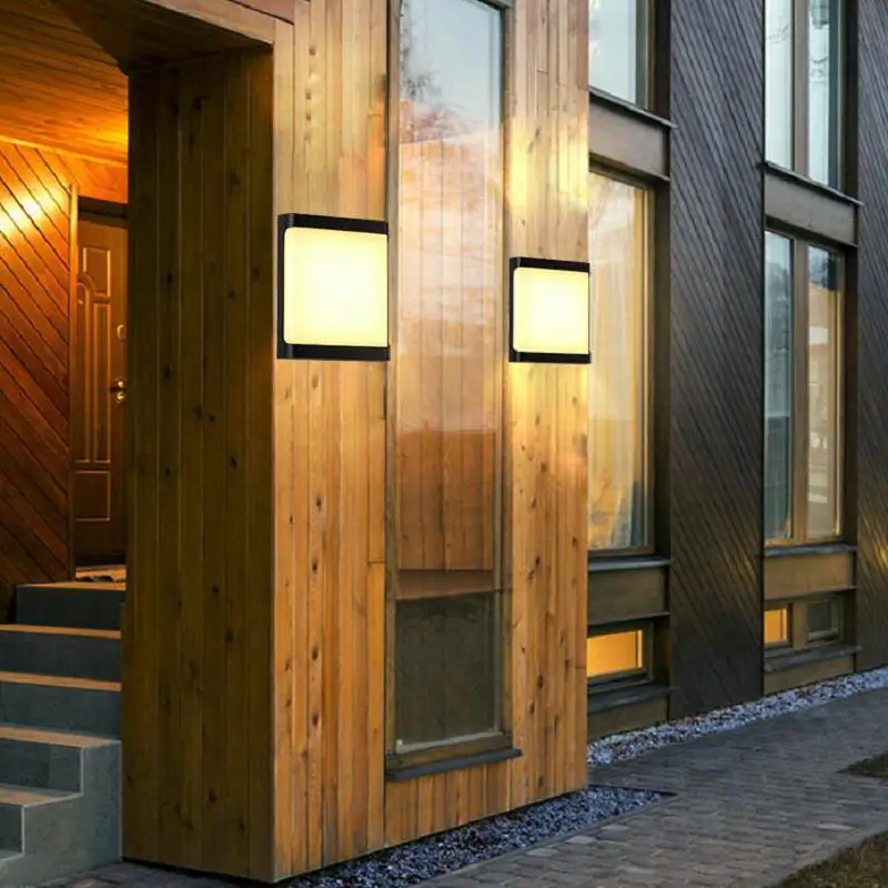 

18W LED Wall Light Waterproof IP67 Porch Light Modern LED Wall Lamp Radar Motion Sensor Courtyard Garden Outdoor Light