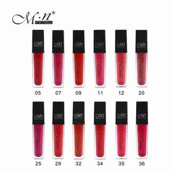 

MENOW 12Pcs/lot Waterproof Long-lasting Lip Gloss Pigment Rose Red Velvet Matte Liquid Lipstick Set Lipgloss Makeup Cosmetic Kit