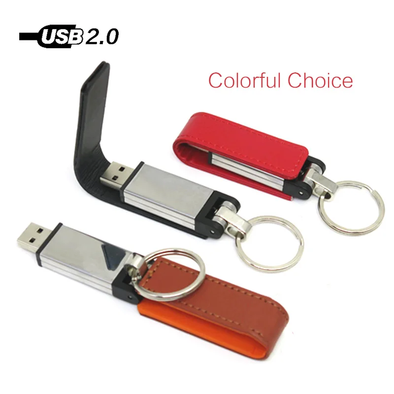 4 цвета Лидер продаж кожа USB флешка Memory Stick 8 г 16 32 64 ГБ U диск супер качество Usb