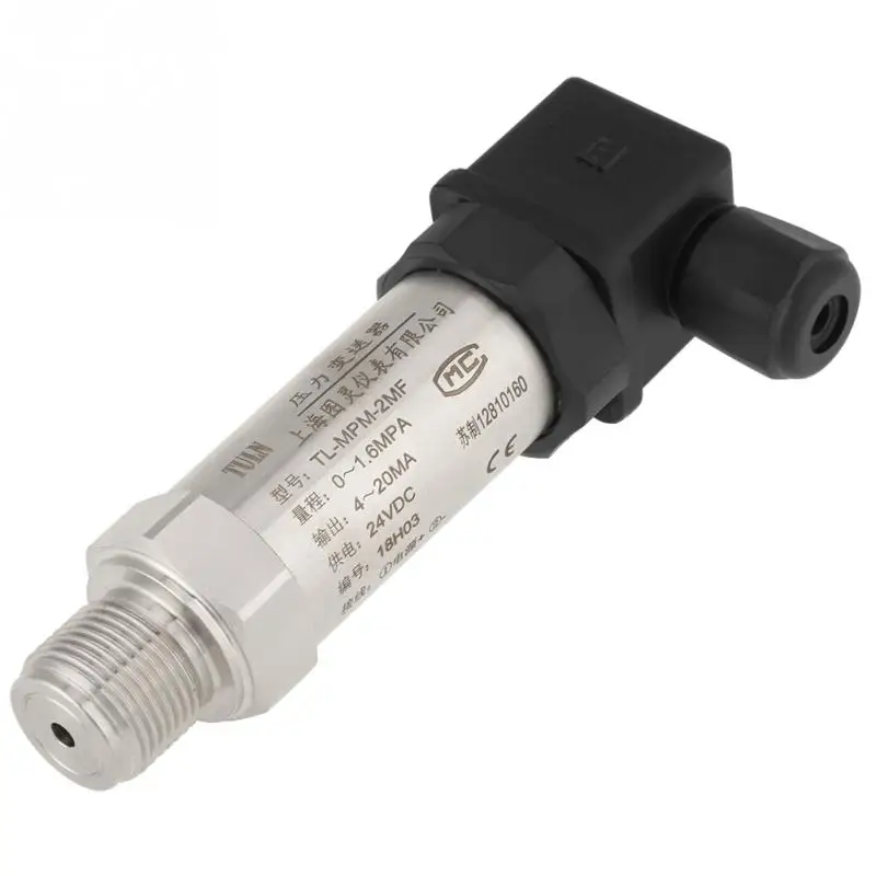 24VDC 0 3bar Silicon Pressure Transmitter Transducer 4 20mA Output For