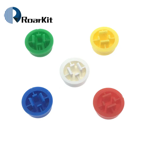 Juego de botones táctiles momentáneos, Kit surtido de microinterruptores  para Arduino, Raspberry Pi3, 12x12x7,3 MM, 5 colores, 10 unidades -  AliExpress