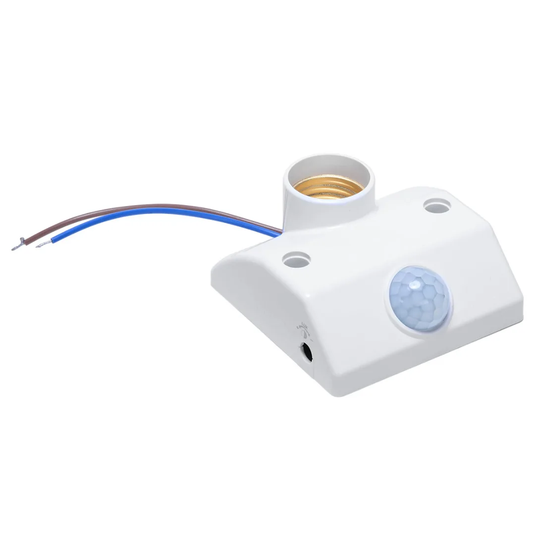 E27 Lamp Base Socket PIR Infrared Motion Sensor LED Light Lamp Holder Motion Sensor Switch for Lamp Socket Switch