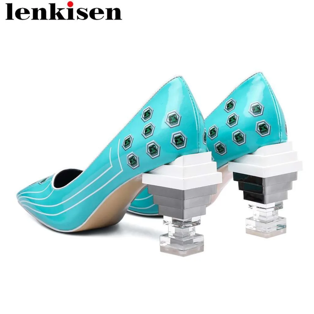 square toe slip on heels