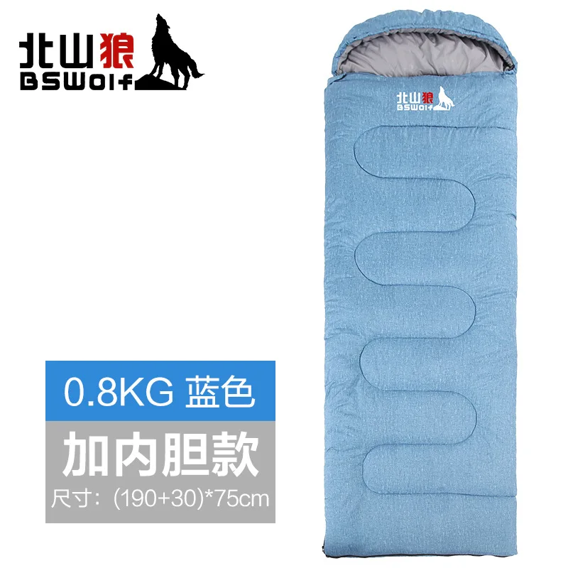 BSWolf весенний тканевый наружный спальный мешок для путешествий, анти-грязный наполнитель, полый хлопковый конверт, спальный мешок для взрослых, 3 сезона, для кемпинга или в помещении