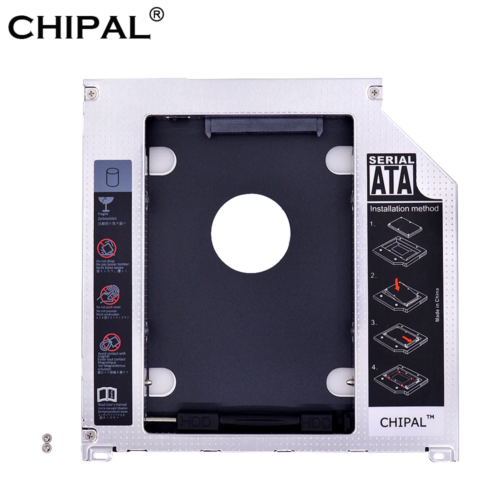 Переходник CHIPAL для второго жесткого диска 9 5 мм SATA 3 0 2T SSD чехол Macbook Pro Air 13 дюймов 15