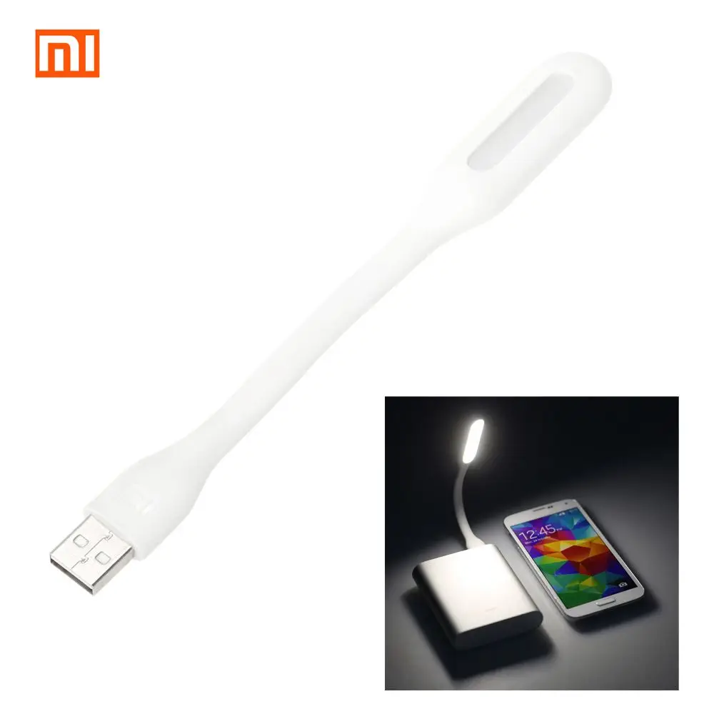 Xiaomi Mijia USB светодиодный светильник с переключателем 5 уровней яркости USB для банка питания/comupter 5 в 1,2 Вт Портативный энергосберегающий