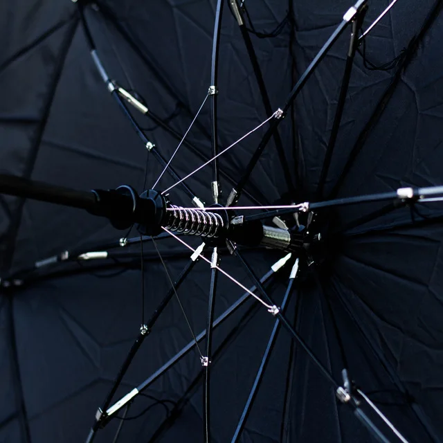 132cm two fold double bridge honey tomb fiberglass golf umbrellas hex-angular 50T steel shaft,auto open,double layer,windproof