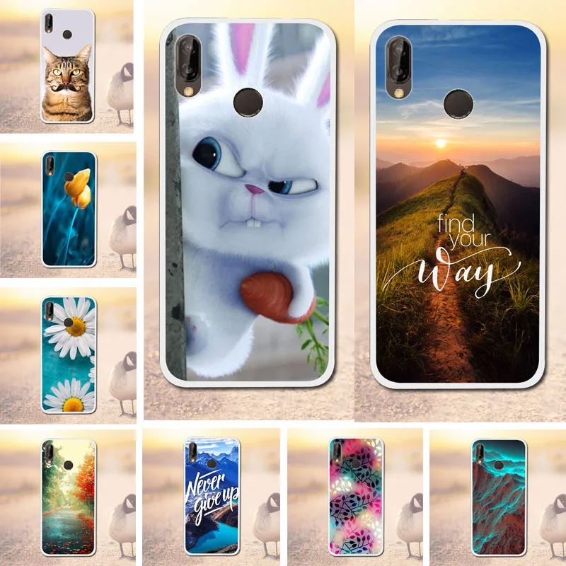 Phone Case For Huawei P20 lite pro Cute Silicone Soft TPU Cover for P2 Covers Bags Capa |