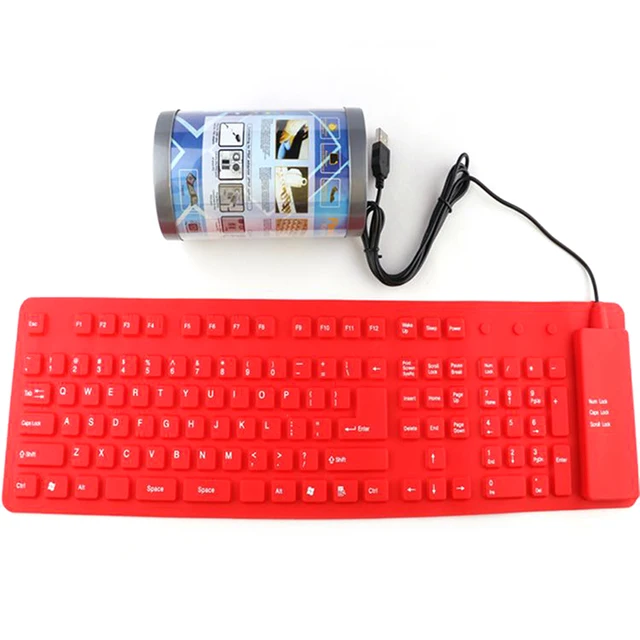 Cheap Flexible Water Resistant Soft Silicone Mini Keyboard Portable USB mini Keyboard for Tablet Computer PC TV tablet gaming keyboard