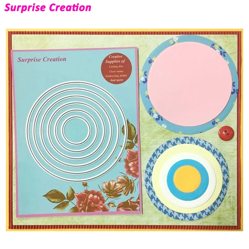 Buy Surprise Creation Cutting dies 6 Piece Circle