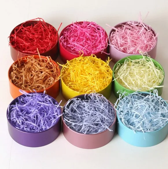 Pick Color 20g Craft Shredded Crinkle Paper Basket Shred Shredded