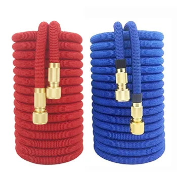 

Top Selling 16ft-100ft Retractable Garden Hose Flexible Double Latex Garden Watering Hose EU Car Wash Hose For the garden