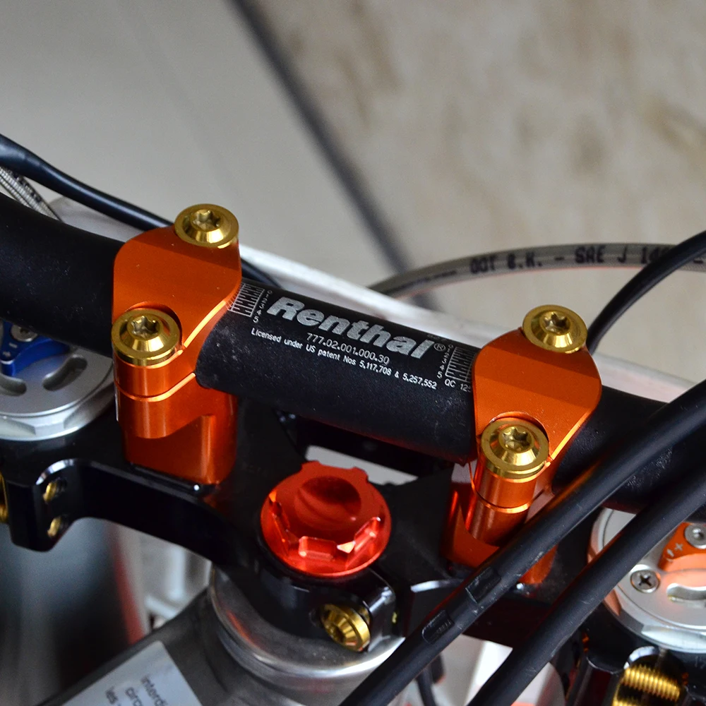 2 шт. болты тормозного суппорта Верхняя Крышка зажим вилка винты для Yamaha YZ YZF WR WRF 125