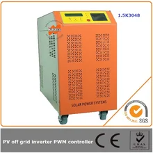 1500W 48V 30A off grid combined solar controller inverter simple LED display show working status clearly
