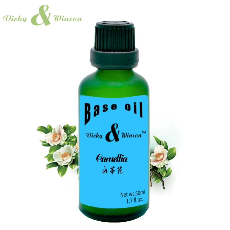 Vicky&winson Camellia oil 50ml Essential Oil Tea Seed Oil Anti Hair Loss Hair Care Moisturizing Massage Oil High Quality VWJC11