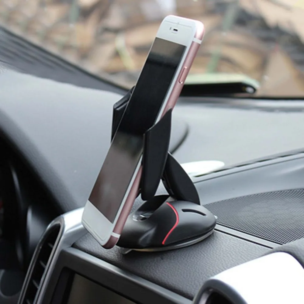 

Mouse Type Car Universal 360 Degree Rotary Stand Suction Cup Mobile Phone Holder GPS Navigation Bracket Auto Accessories