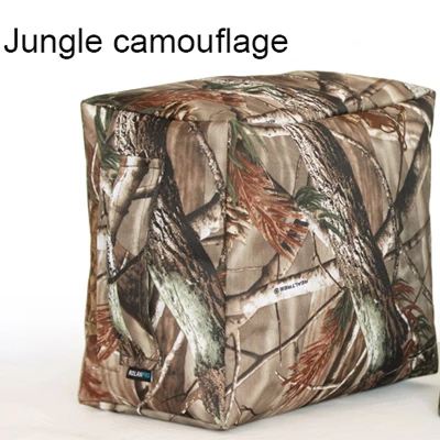 Jungle Waterproof ROLANPRO нейлоновый водонепроницаемый светильник, сумка-мешок, подушка для камеры, пушки, объектив, камуфляжная макро-сумка, для съемки на открытом воздухе, пустая - Цвет: Jungle Waterproof