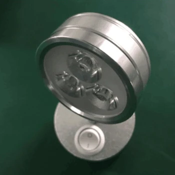 

1x White Wall Cabinet Great LED Spot Light Reading Spotlight Bedside Lamp Switch 12V 3W for Camper van Lorry Caravan Bus Boat