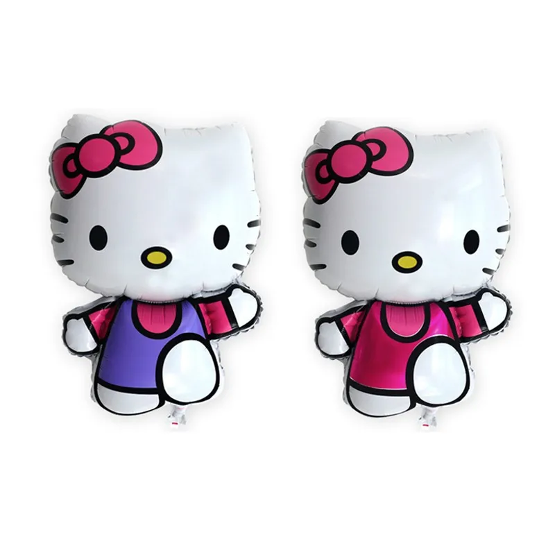 KUWANLE 50 шт./лот 68*47 см воздушные шары Hello Kitty фольга Гелиевый шар для вечеринок